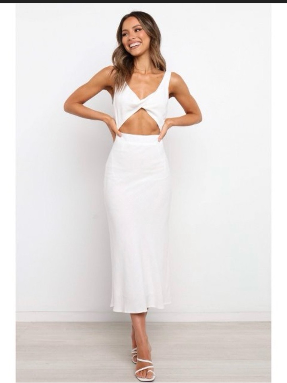 Petal & Pup Cream Lightweight Dress
